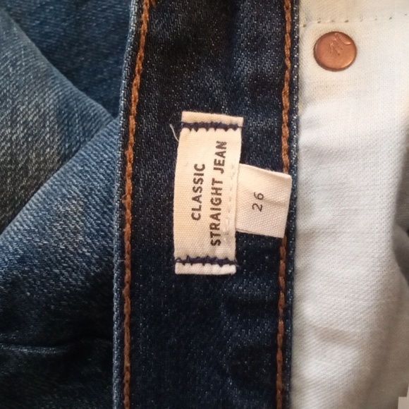 Madewell Classic Straught Jeans In Croston Wash Old School Womens 26 - Picture 6 of 13